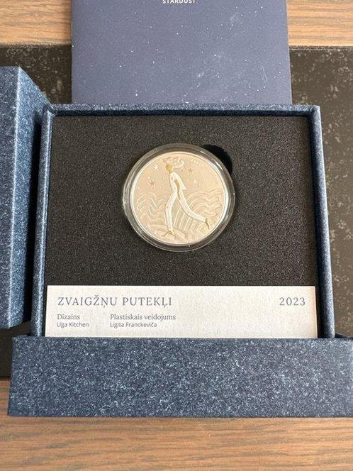 Letland. 5 Euro 2023 Stardust Proof (Zonder, Postzegels en Munten, Munten | Europa | Euromunten