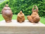 sculptuur, Fat Ladies - 25.5 cm - Gietijzer, Antiek en Kunst
