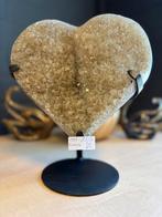 Agaat hart op stand (Aardende, stabiliserend werking), Ophalen of Verzenden, Mineraal