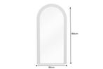 Design wandspiegel ART DECO 160cm grijs - 43155, Huis en Inrichting, Woonaccessoires | Spiegels, Ophalen of Verzenden, Nieuw