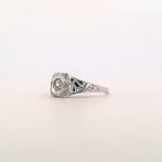 Ring - 18 karaat Witgoud Diamant (Natuurlijk), Sieraden, Tassen en Uiterlijk, Ringen, Nieuw