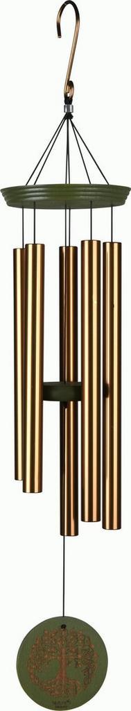 Natures Melody Windgong 92cm lang Levensboom bronskleurig, Tuin en Terras, Overige Tuin en Terras, Nieuw, Verzenden