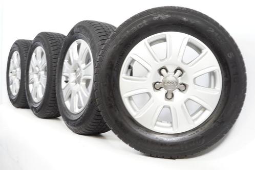Audi Q3 8U 16 inch velgen + Winterbanden Continental Origine, Auto-onderdelen, Banden en Velgen, Velg(en), Gebruikt, 16 inch, Winterbanden