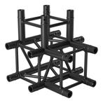 FORTEX FX34-T42 vierkant truss 4-weg T-stuk zwart, Muziek en Instrumenten, Licht en Laser, Verzenden, Nieuw