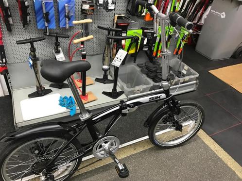 Sbk Cafe Vouwfiets Shimano 7V met schijfremmen Mat Zwart..., Fietsen en Brommers, Fietsen | Vouwfietsen, Nieuw, Overige merken