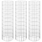 Ronde Stalen Plantenbakken Gabion | Retourdeal | Stevig &..., Tuin en Terras, Minder dan 60 cm, Rond, Nieuw, Ophalen of Verzenden