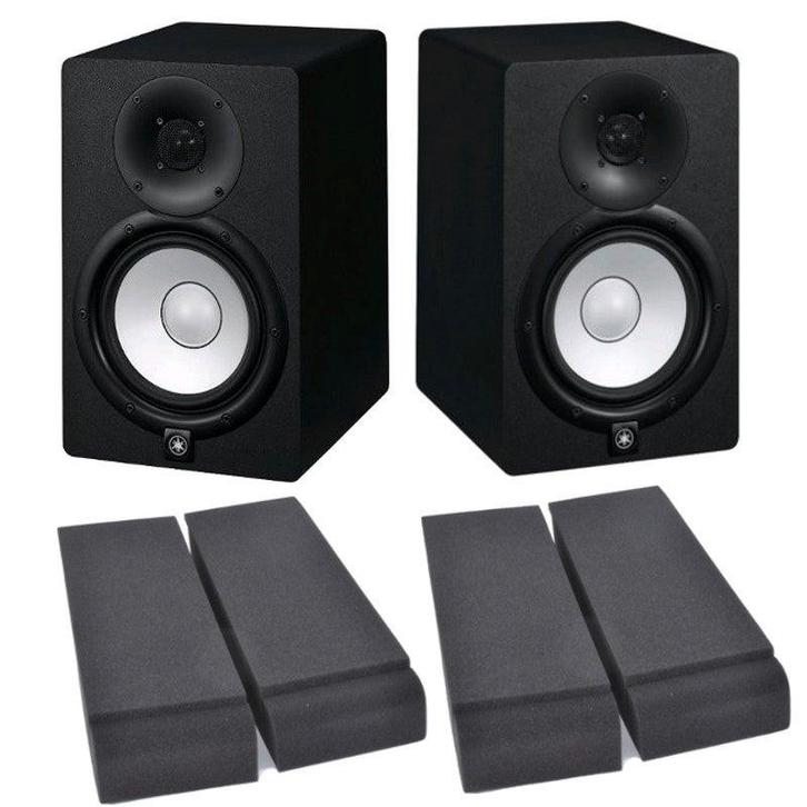 Yamaha HS7 actieve studio monitor set met Monpads, Audio, Tv en Foto, Luidsprekers, Verzenden