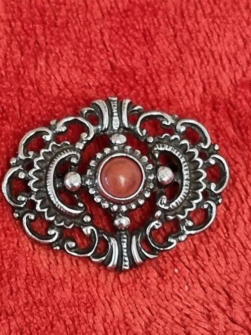 Zilver - Broche, Antiek en Kunst, Antiek | Goud en Zilver