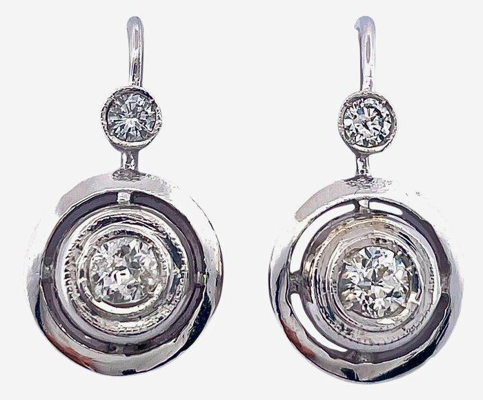 Oorbellen Platina Diamant (Natuurlijk), Sieraden, Tassen en Uiterlijk, Oorbellen