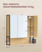 Badkamer Spiegelkast – Wandkast met Licht en Opbergruimte, Huis en Inrichting, Kasten | Overige, Verzenden, Nieuw