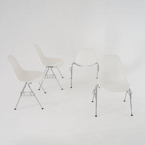 Vitra - E&A - Stoel (4) - RE DSS - Chroom, PP, Antiek en Kunst, Antiek | Meubels | Stoelen en Banken