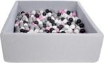 Ballenbad 120x120 cm met 600 ballen - Wasbare hoes en zac..., Ophalen of Verzenden, Nieuw