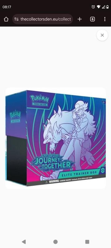 Pokemon Journey togheter etb beschikbaar voor biedingen