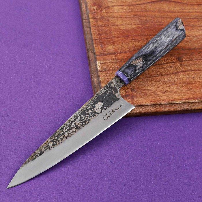 Keukenmes - R668 - hard hout - Italië - Koksmes, Antiek en Kunst, Antiek | Keukenbenodigdheden