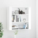 vidaXL Wandkast 80x33x80 cm bewerkt hout wit, Huis en Inrichting, Kasten | Overige, Verzenden, Nieuw