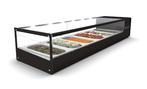 Gekoelde vitrine | Tapas | 168 x 38 x 22,5 cm HorecaTraders, Verzenden, Nieuw in verpakking