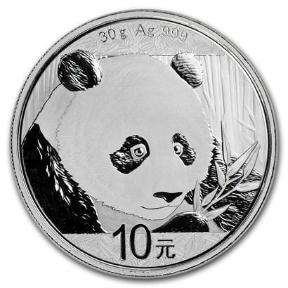 Chinese Panda 30 gram 2018, Postzegels en Munten, Munten | Azië, Oost-Azië, Losse munt, Zilver, Verzenden
