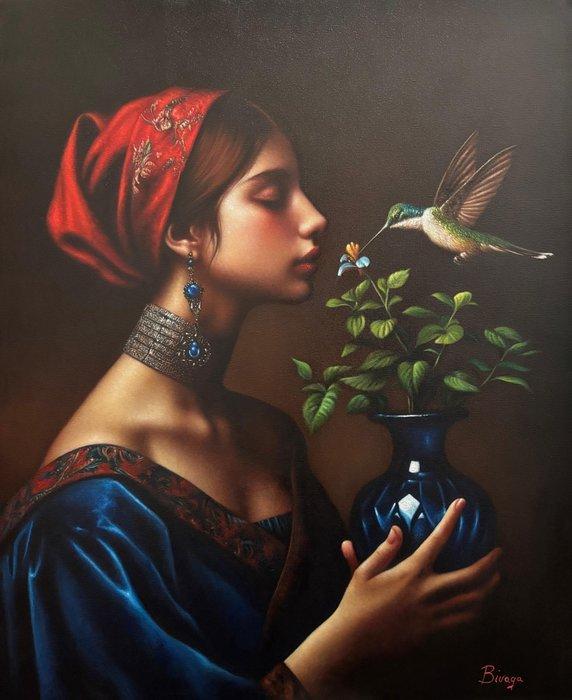 Bivaga (1972) - Il Respiro della Grazia, Antiek en Kunst, Kunst | Schilderijen | Klassiek