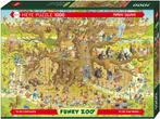 Funky Zoo - Monkey Habitat Puzzel (1000 stukjes) | Heye -, Verzenden, Nieuw