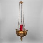 neogotische godslamp, 19e-eeuw - Brons - 1850-1900