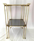 Bijzettafel - Verguld messing - Bijzettafeltje van verguld, Antiek en Kunst