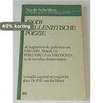 JOODS-HELLENISTISCHE POEZIE 9789024241682, Boeken, Verzenden, Gelezen, PIETER VAN DER HORST