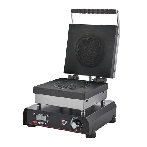 GGM Gastro | Wafelijzer - Enkel - Digitaal - 1,2 kW - Vorm:, Zakelijke goederen, Horeca | Keukenapparatuur, Nieuw in verpakking