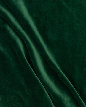 Nicky Velours Donkergroen, Hobby en Vrije tijd, Stoffen en Lappen, Groen, Nieuw