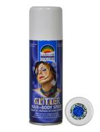 Glitterspray Blauw voor lichaam & haar (125ml), Hobby en Vrije tijd, Ophalen of Verzenden, Nieuw