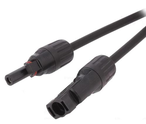 MC4 verlengkabel - Male + Female connector - 2 meter - 4mm, Doe-het-zelf en Verbouw, Zonnepanelen en Toebehoren, Ophalen of Verzenden