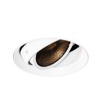 Moderne inbouwspot wit GU10 AR111 rond trimless - Oneon, Nieuw, Metaal of Aluminium, Modern