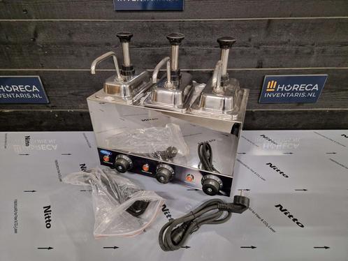 Saus dispenser 3x 2 liter | verwarmd met sauspomp | 230V, Zakelijke goederen, Horeca | Keukenapparatuur, Nieuw zonder verpakking