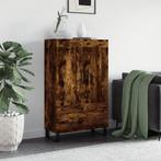 vidaXL buffetkast 69,5x31x115 cm bewerkt hout gerookt, Huis en Inrichting, Verzenden, 100 tot 150 cm, Nieuw, 50 tot 100 cm