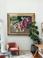 Adelardo Parrilla Candela (1877-1953) - Paisaje con rosas