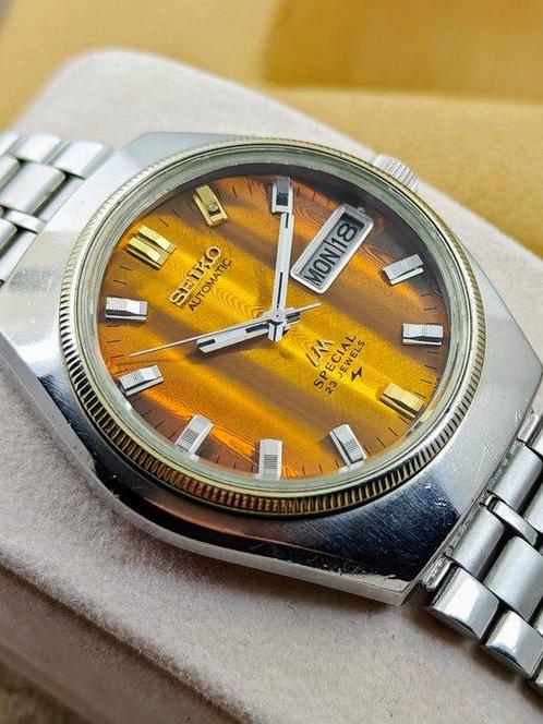 Seiko - Lord-Matic Special Tiger eye (LM) Automatic -, Sieraden, Tassen en Uiterlijk, Horloges | Antiek