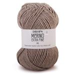 DROPS Merino Extra Fine Mix - 07 licht taupe - Wol Garen, Hobby en Vrije tijd, Breien en Haken, Ophalen of Verzenden, Nieuw