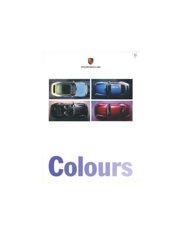 1997 PORSCHE 911 | BOXSTER KLEUREN EN BEKLEDING BROCHURE beschikbaar voor biedingen
