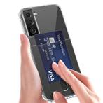 Galaxy S25 Transparant TPU Hoesje Met Pasjesvakje, Ophalen of Verzenden, Nieuw