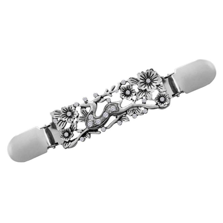 Fako Bijoux - Vestsluiting - Vestclip - Hert - Strass  -, Sieraden, Tassen en Uiterlijk, Broches, Verzenden