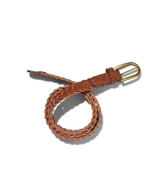 HEMA Gevlochten dames riem 2cm bruin, Kleding | Dames, Overige Dameskleding, Nieuw, Verzenden