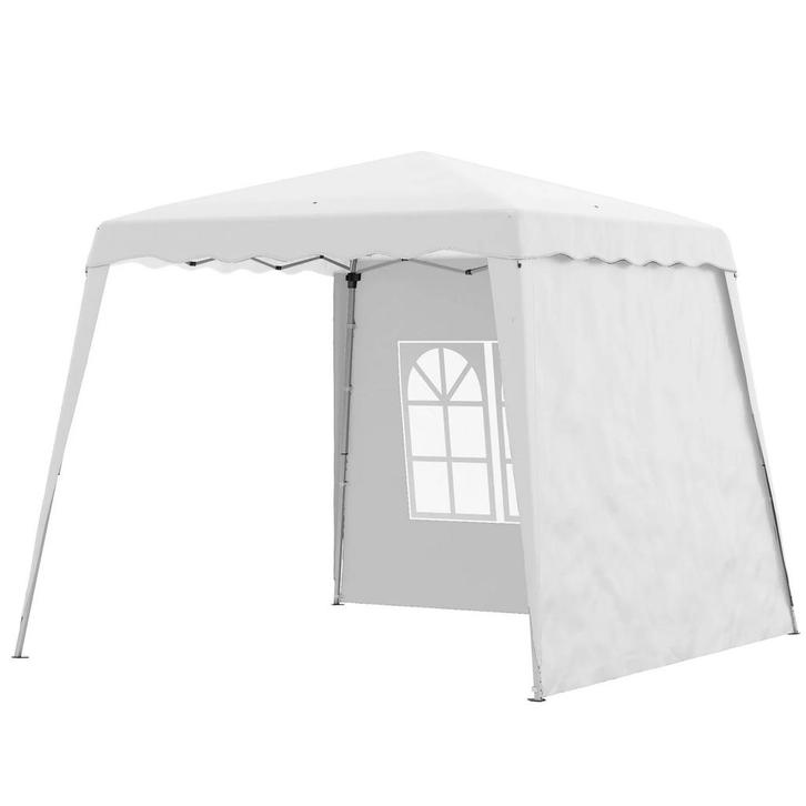 TRUUSK Vouwpaviljoen 2,4 x 2,4m - Met Zijwand en UV-bescherm, Tuin en Terras, Partytenten, Nieuw, Verzenden