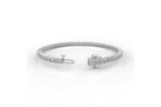Zonder Minimumprijs - Tennis armband - 14 karaat Witgoud -, Sieraden, Tassen en Uiterlijk, Antieke sieraden