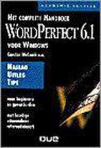 9789039502594 Het complete handboek WordPerfect 6.1 voor ..., Gordon MacComb, Zo goed als nieuw, Verzenden