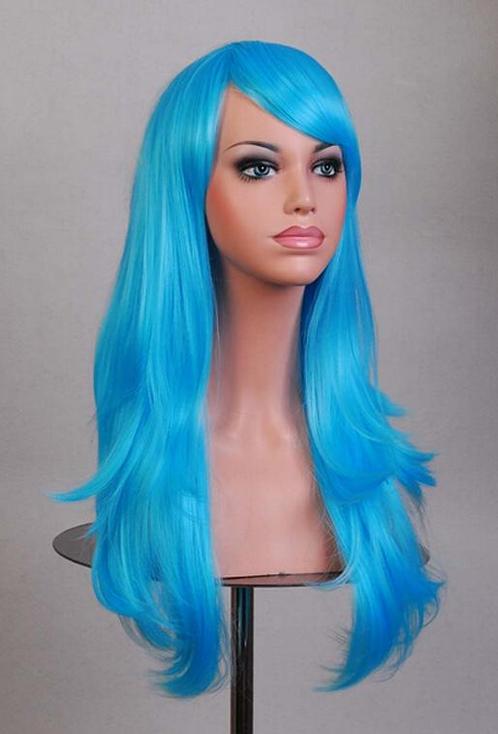 Luxe Lange Oceaan Blauwe Pruik Zeemeermin Turquoise Mermaid, Kleding | Dames, Carnavalskleding en Feestkleding, Nieuw, Carnaval