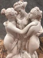 Beeld, Trois graces après Canova - 38 cm - Keramiek, Antiek en Kunst