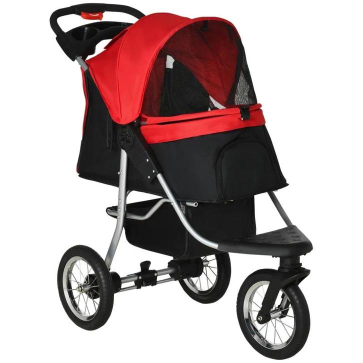 Dog Buggy Cat Buggy Pet Stroller Met 3 Wielen Opvouwbaar Dog, Dieren en Toebehoren, Konijnen
