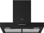 Smeg KBT600MB wand afzuigkap - 60 cm - mat zwart, Wandschouwkap, Verzenden, Nieuw, Vrijstaand