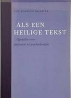 Als een heilige tekst / Geestelijke volksgezondheid / 65, Verzenden, Zo goed als nieuw, B. Massink