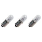 Signaallamp BA9S 6V 0.3W - 50 mAh - 3 stuks - T10 Gloeilamp, Verzenden, Nieuw