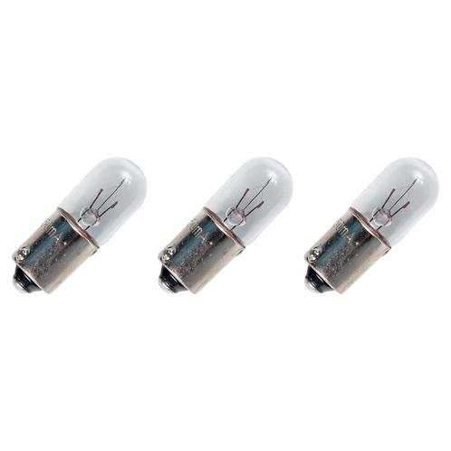 Signaallamp BA9S 6V 0.3W - 50 mAh - 3 stuks - T10 Gloeilamp, Auto-onderdelen, Verlichting, Nieuw, Verzenden
